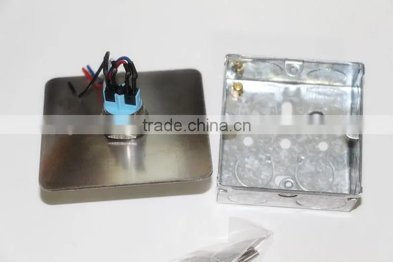 Stainless steel Heavy Duty IP67 waterproof Door Exit Button with metal back box,exit button