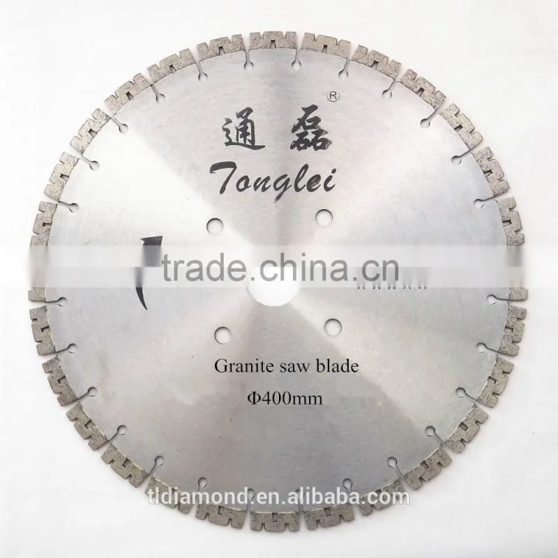 Great sharpness 400mm 16" M tooth granite cutting tools