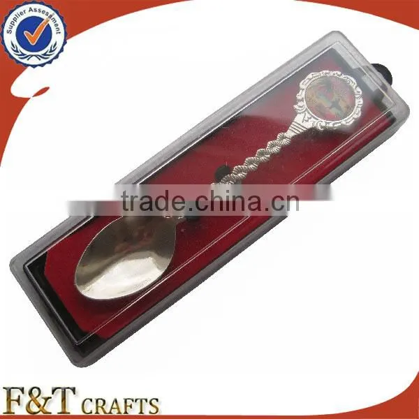 zhongshan manufacturer custom wed matt silver plated spoon