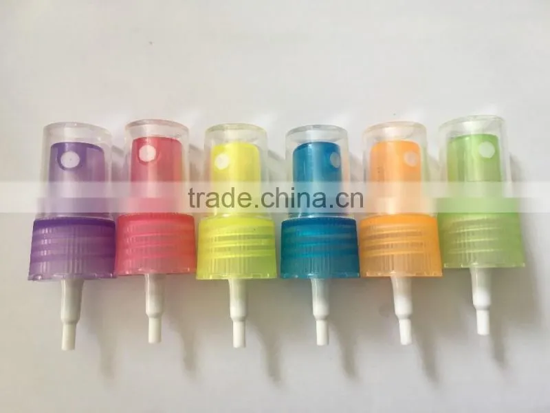 Colorful 20/410 plastic perfume fine Mist sprayer pump