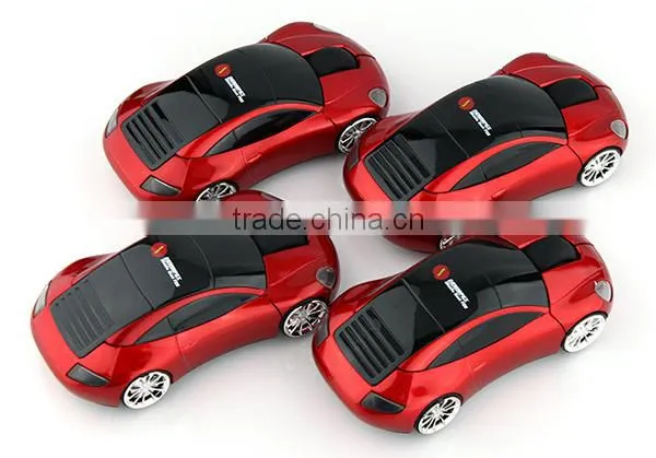 wheeled scroll vehicle shaped wireless mouse