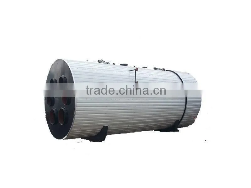 Vertical waste heat hot water boiler