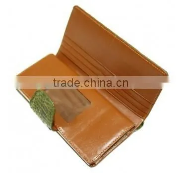 Crocodile leather wallet for women SWCRW-016