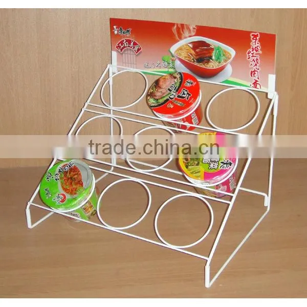 counter top fast noodle display stand