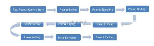 Long Working Life Competitive Price Fried Peanut Processing Line