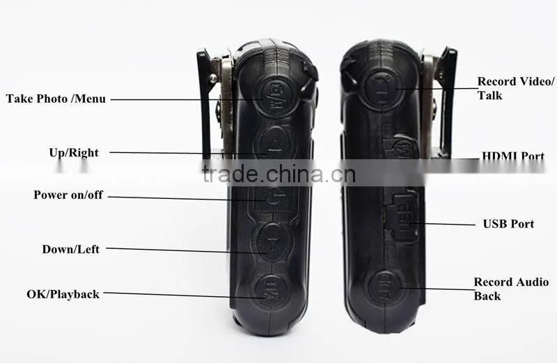 police 3G/4G video recorder body worn camera