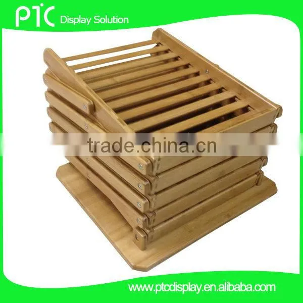Bamboo literature stand