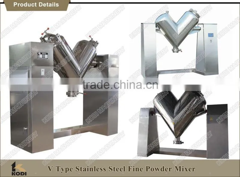 Stainless Steel Wheat Flour V Type Mixer V Blender