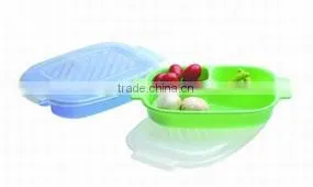 two divide food container,plastic lunch box
