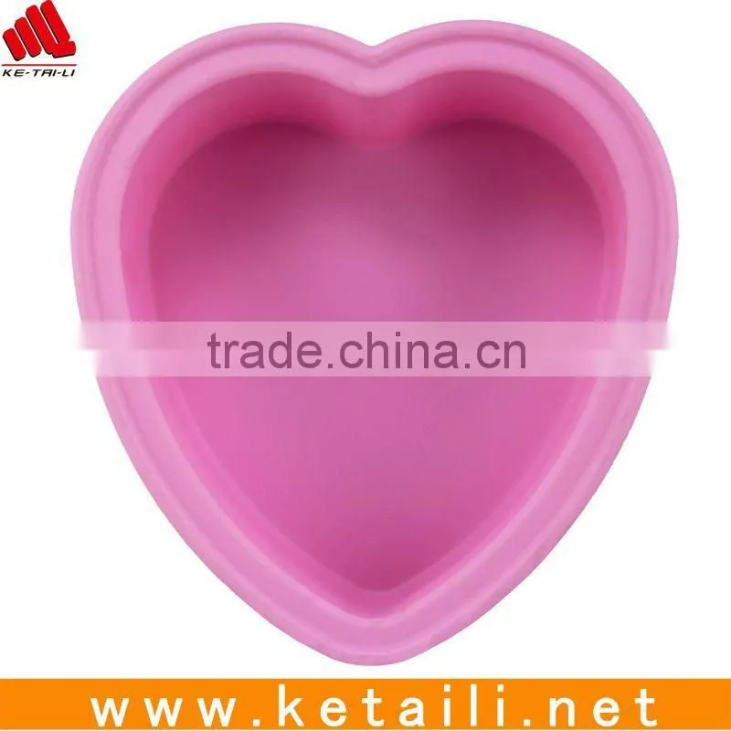 Heart-shape Silicone bakeware, silicone