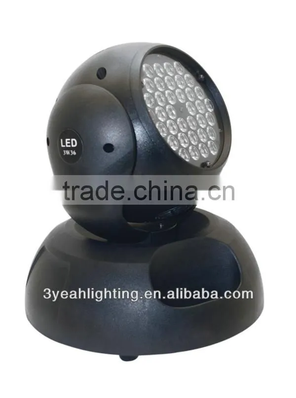 Moving Head Light Disco Stage Light 36*3W Led Moving Head Wash Light