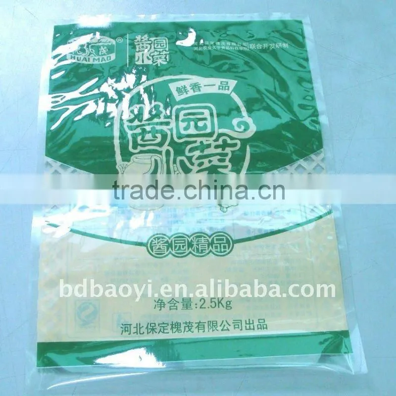 New! hot sale new design BOPP/PE sauce packing bags