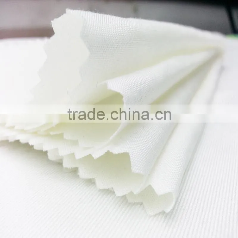 2016 xiangsheng 30s cotton/rayon plain dyeing woven pure white tabby fabric