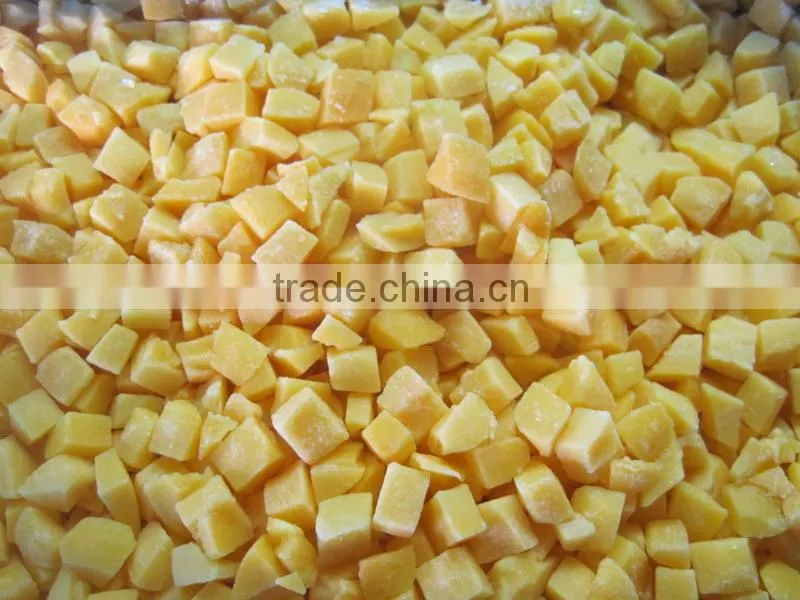 Provide Chinese Frozen Yellow Peaches Diced
