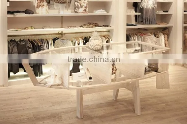 Unique supply high end fashion revolving garment rack