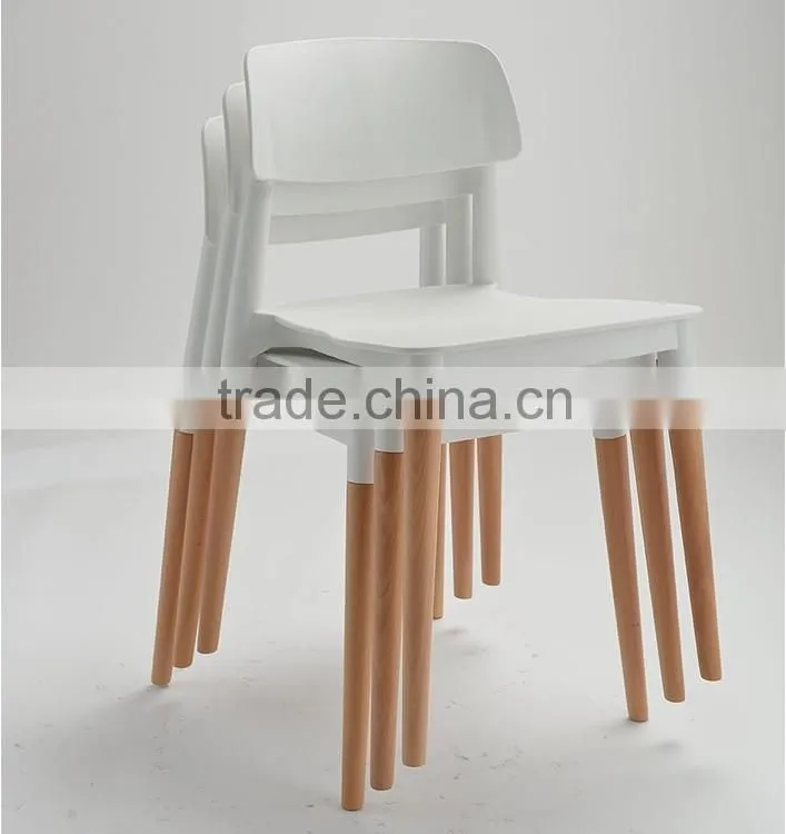 Black White Color New Plastic Low Back Patio Garden Chair
