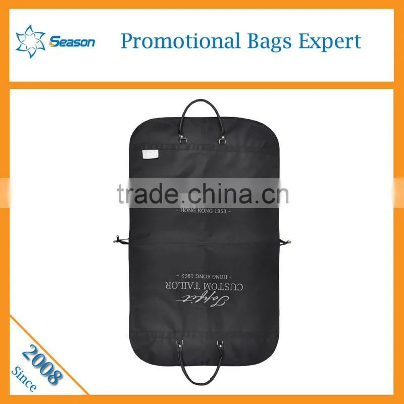 Wholesale Price Waterproof Non Woven Suit Cover Fodable garment bag wholesale