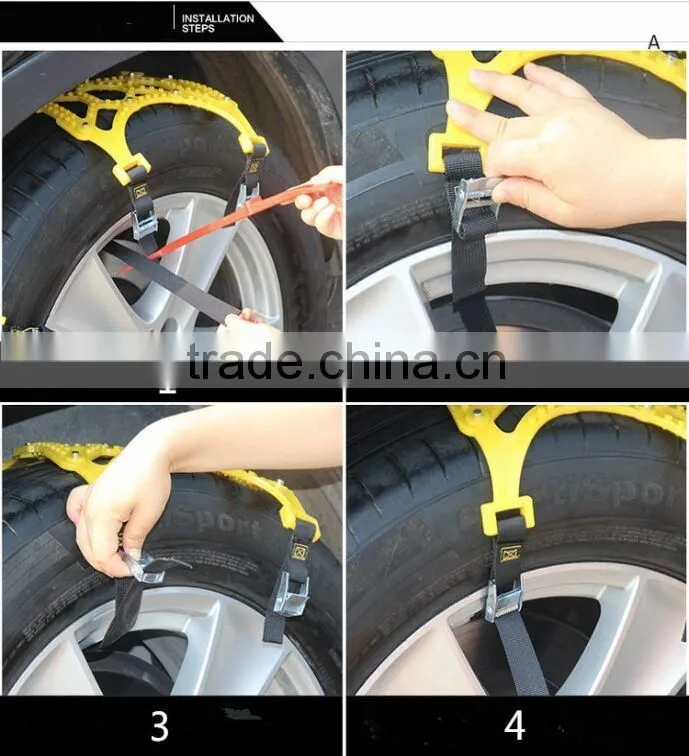 2015 new TPU emergency snow tyre chain, antiskid tyre chain
