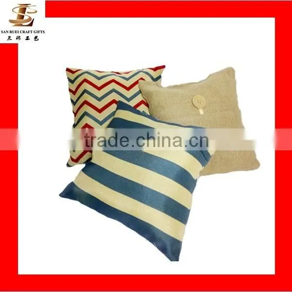 Home decoration sofa Seat fashion burlap Pillow