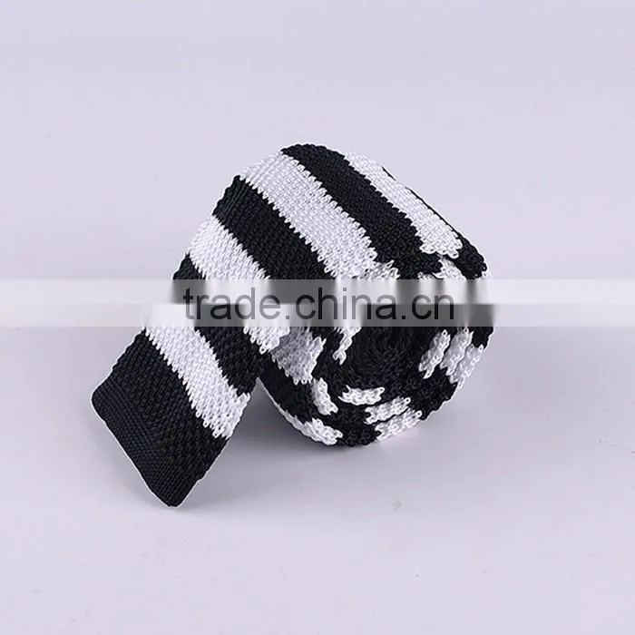 Cotton Knitted Neckties,Hand Knitted Ties,Strip Neckties