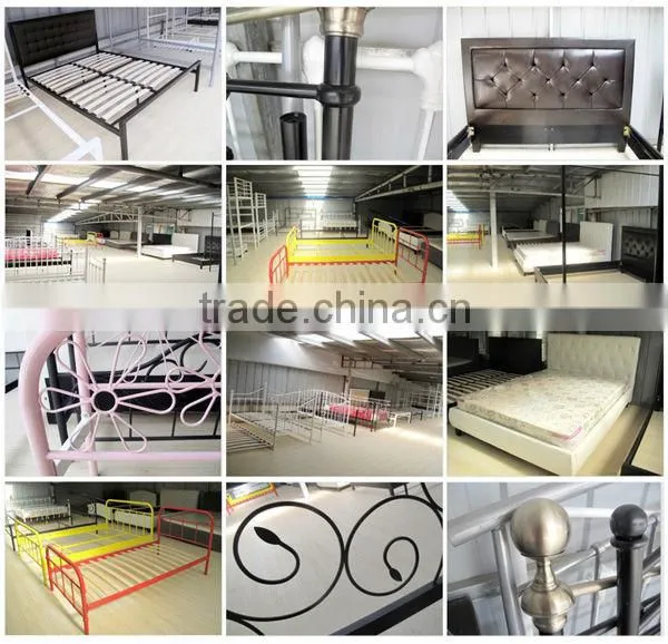 Hot sale modern bedroom furniture metal bed
