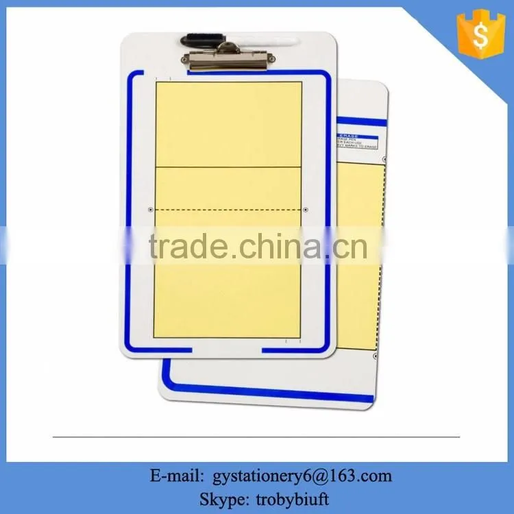 Profession Manufacturer Customized Board Coach Clipboard With Logo Printed,soccer clipboard