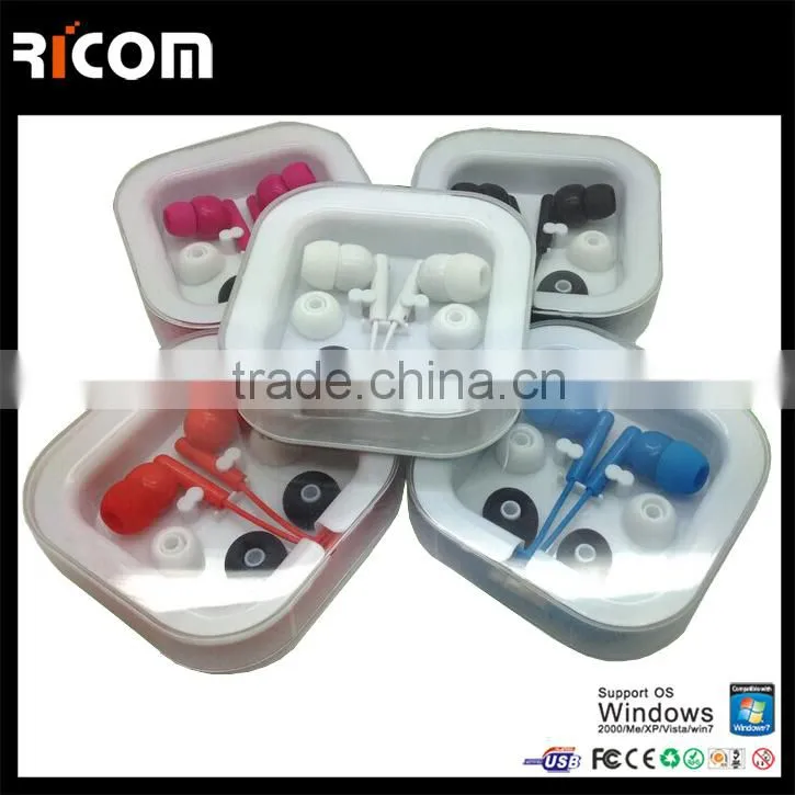 water proof earphone,tangle free earphone,earphone decoration---EO3001