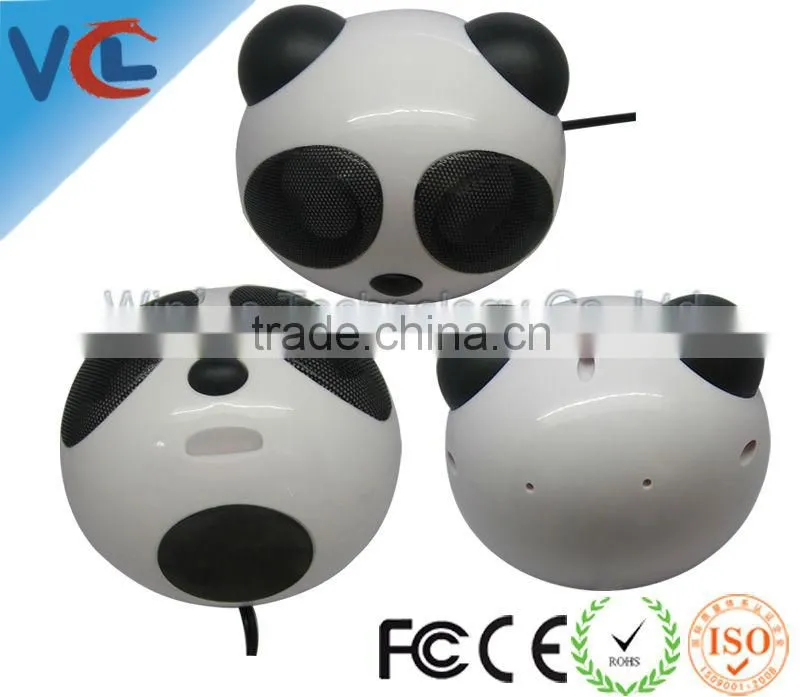 ISO factory Fancy Panda shaped USB Speaker