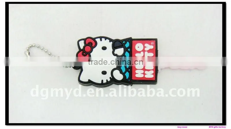 Beautiful and special soft PVC car key covers