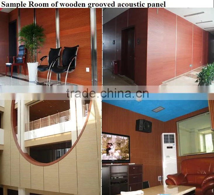wooden fire insulation decorative acoustic wall panels