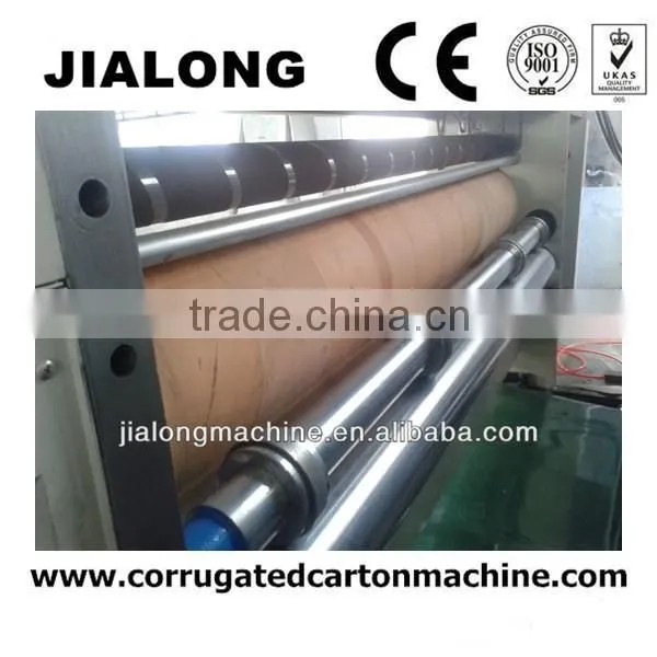 JL-1 semi-auto flexo printer rotary die cutter/ corrugated cardboard roller carton machine