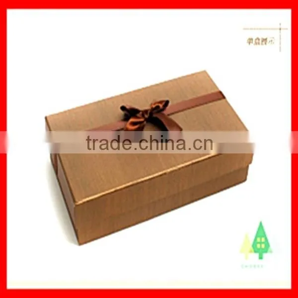 Elaborate Several Kinds of Pretty Design Scarf Gift Packaging Box with Bow