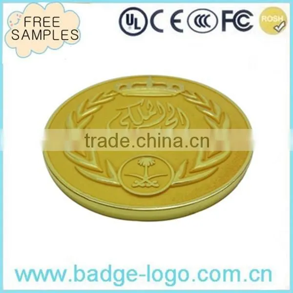 promotioanl high quality novelty decoration metal token coin for wholesale