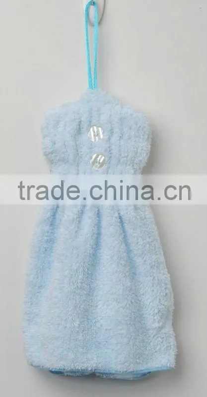 Patent Super Absorbent Microfiber hanging Hand Towel Wholesale