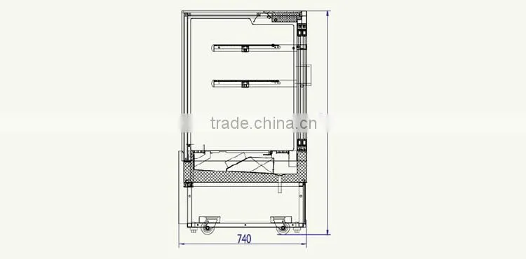 EDEN20 Confectionery Showcase/Display Case/Display Cabinet