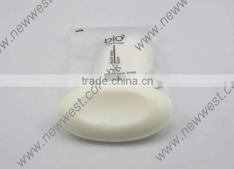 Hotel Use Bath Soap in Rectangular Shape with Clip Wrap