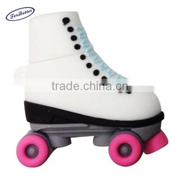 custom made usb,beautiful usb flash drive,roller skates shape usb