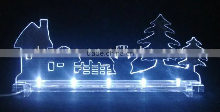 Customized Acrylic sheet for christmas LED card light