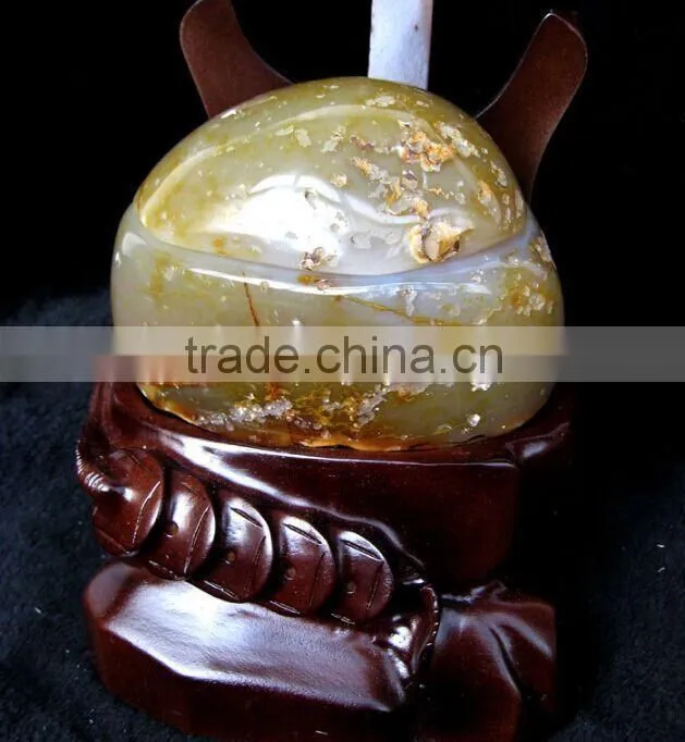 Decorative large agate quartz geode cornucopia