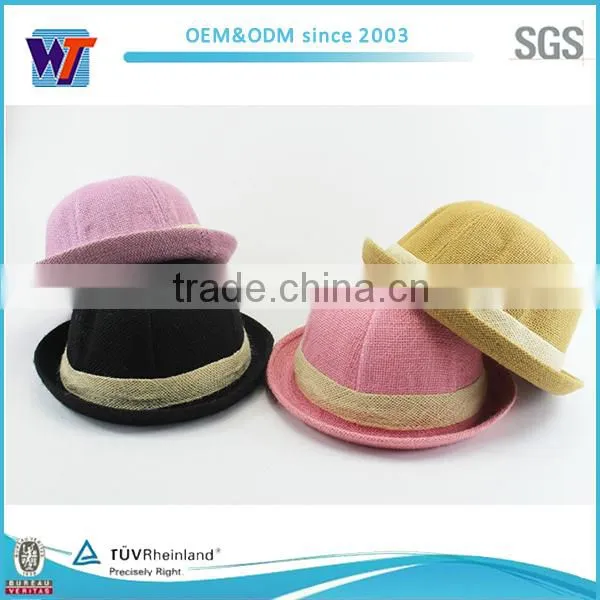 Blaze orange paper cowboy hat pattern wholesale