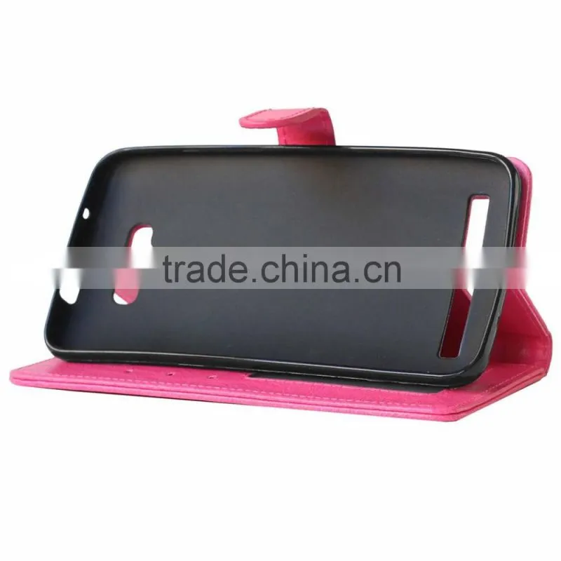 Mobile Phone PU Leather Flip Card-slot Case for ASUS ZenFone 2 Laser ZE550KL 5.5