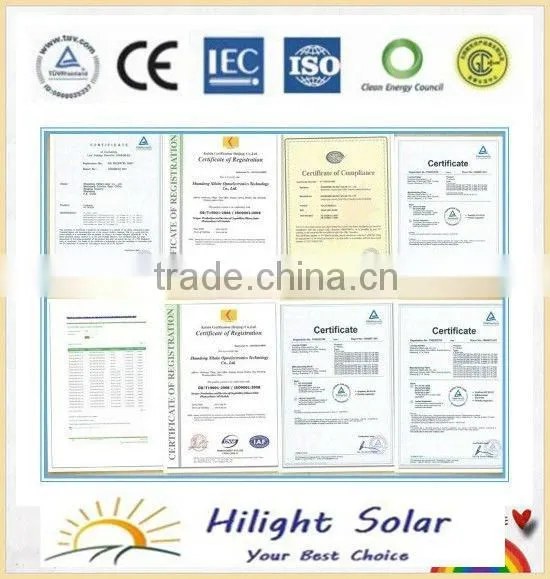 TUV solcellepanel 300w solenergi