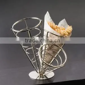 IGKB-SS06 stainless steel fry cone basket