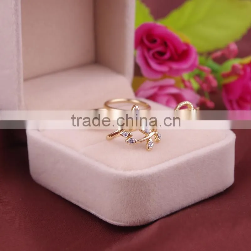 CHINA JEWELRY THREE PIECES latest gold finger ring designs