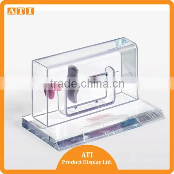 ATI OEM Clear acrylic PRODUCT display acrylic clothes display stand