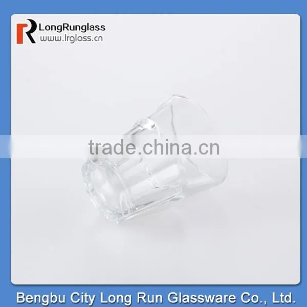 LongRun barware whole sale cut bottom anti-slip wine tumbler korean soju glass tumbler
