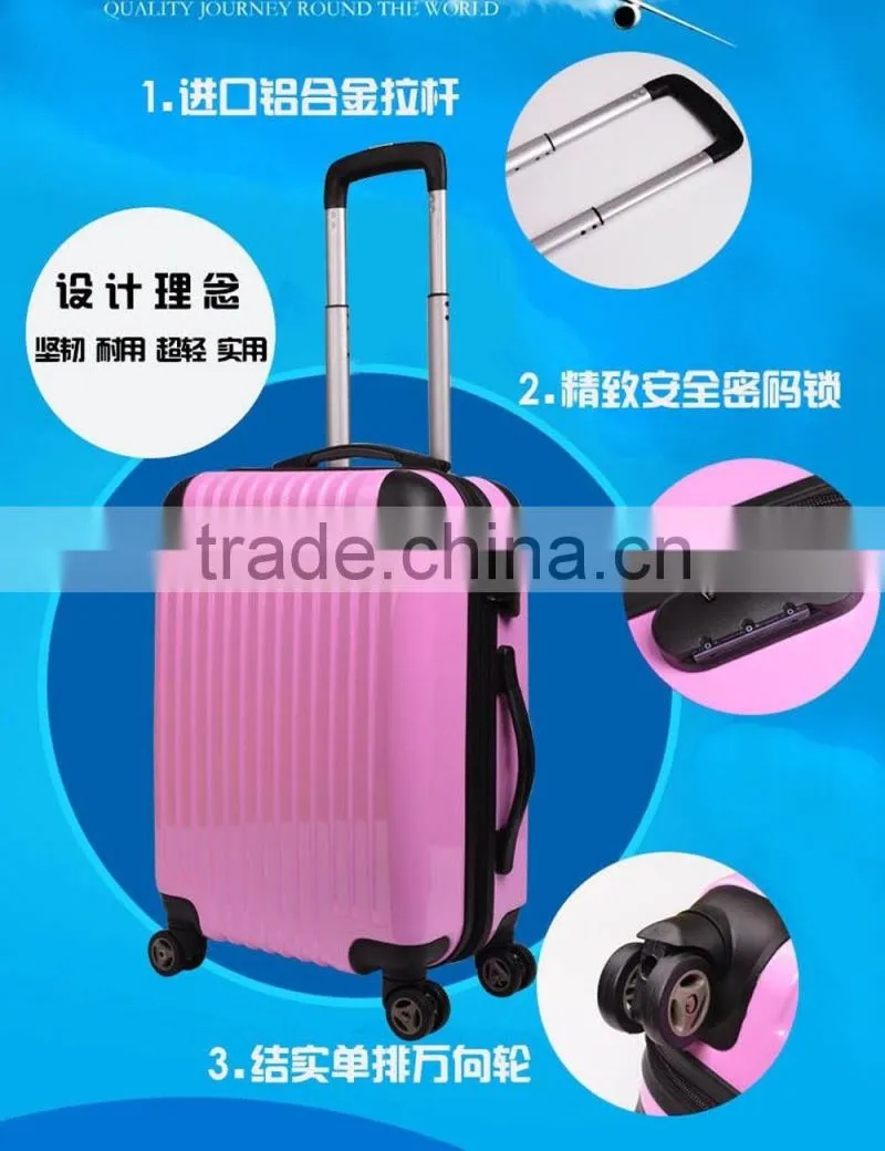 2016 Suitcase Type and Spinner Caster abs trolley luggage