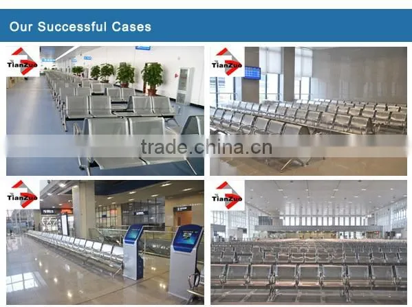 Four Seats 201 stainless steel airport link chair