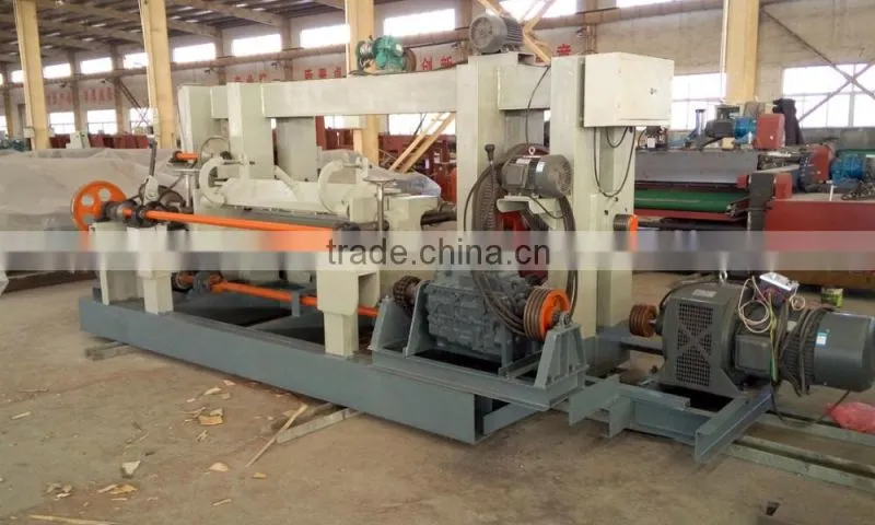 China JLM 4 feet spindle veneer peeling machine for face veneer