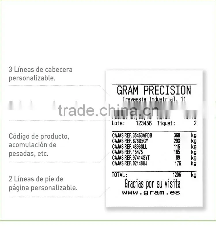 2T Good Performance Stainless Steel Hand Pallet Truck Scales